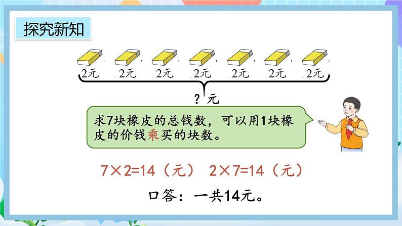 人教版数学二上 6.5《用8的口诀解决问题》课件+教案+课后练习08