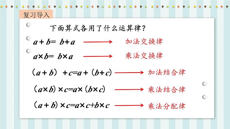 【核心素养】北师大版小学数学四年级上册7《乘法分配律》课件+教案03