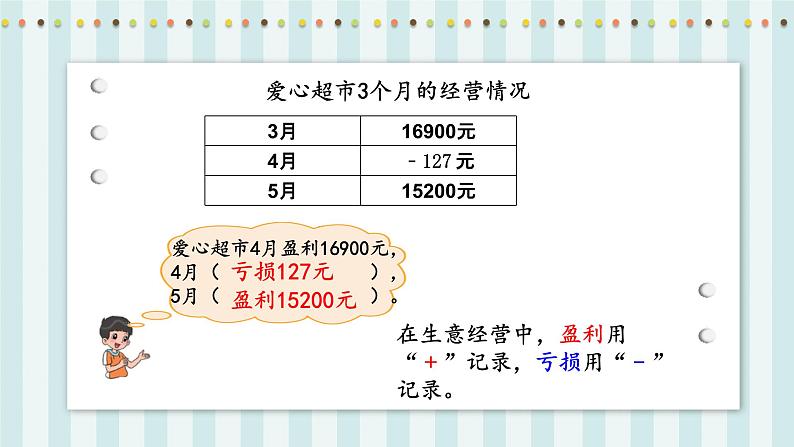 【核心素养】北师大版小学数学四年级上册2《正负数》课件+教案05