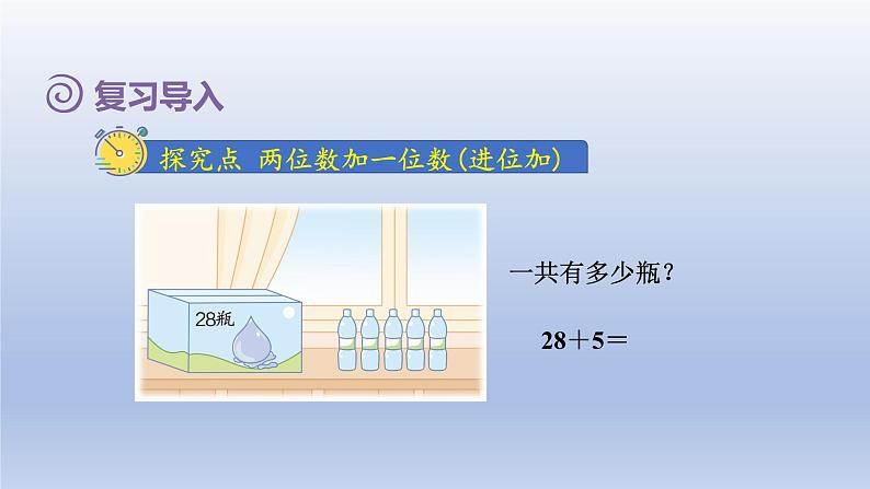 2024一年级数学下册第6单元100以内的加法和减法一3两位数加一位数进位课件（人教版）第3页