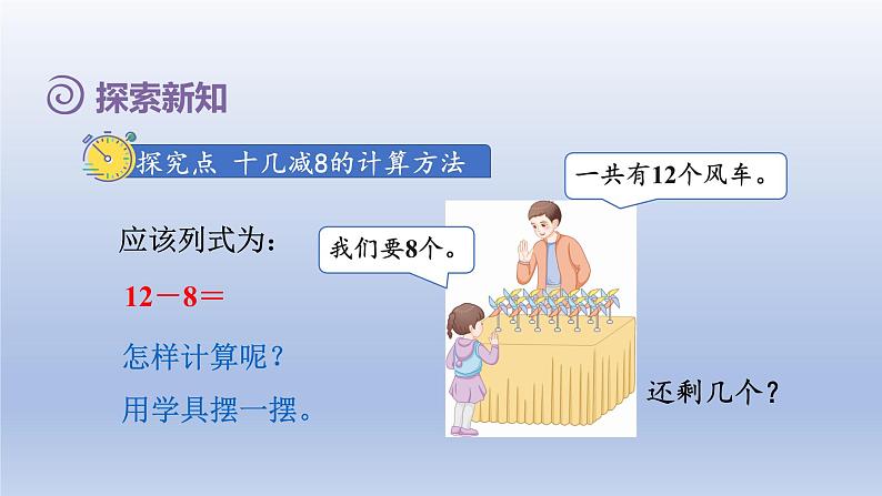 2024一年级数学下册第2单元20以内的退位减法2十几减8课件（人教版）03