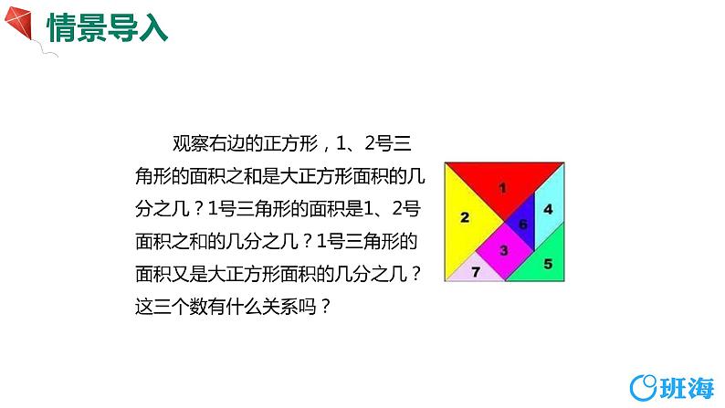 【同步备课】第二单元 第三课时 分数与分数相乘 课件  第一课时六年级数学上册（苏教版）第4页