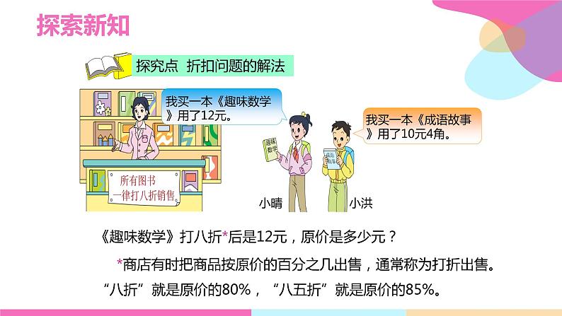 【同步备课】第六单元 第六课时 折扣问题 课件 六年级数学上册（苏教版）第6页