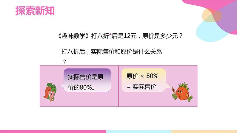 【同步备课】第六单元 第六课时 折扣问题 课件 六年级数学上册（苏教版）第8页