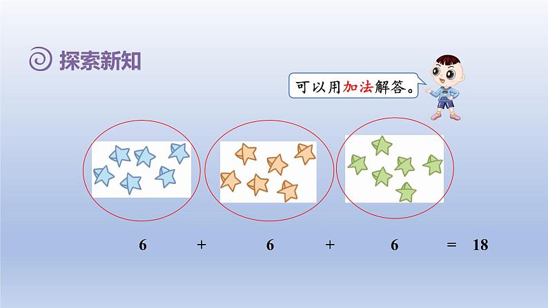 2024一年级数学下册第6单元100以内的加法和减法一7同数连加的实际问题课件（人教版）04