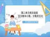 青島版數學五年級下冊第二單元 相關鏈接《百分數和小數、分數的互化》課件