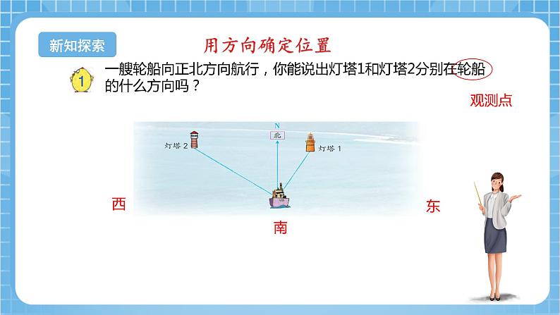 苏教版数学六年级下册5.1《用方向和距离描述位置》课件+教案+分层作业+学习任务单06