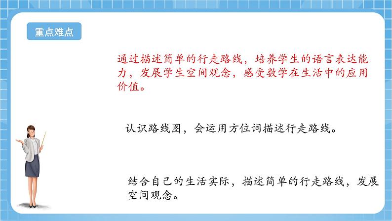 苏教版数学六年级下册5.3《描述简单的行走路线》课件+教案+分层作业+学习任务单03