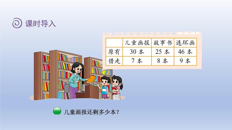 2024一年级数学下册第6单元加与减三3阅览室课件（北师大版）第3页