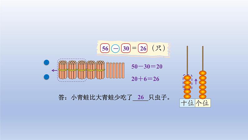 2024一年级数学下册第5单元加与减二3青蛙吃虫子课件（北师大版）第7页