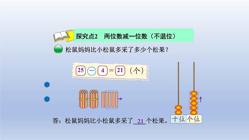 2024一年级数学下册第5单元加与减二2采松果课件（北师大版）第6页