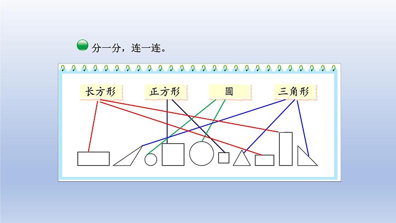 2024一年级数学下册第4单元有趣的图形1认识图形课件（北师大版）06