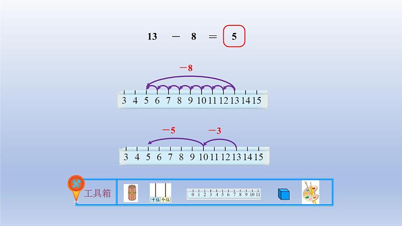 2024一年级数学下册第1单元加与减一2捉迷藏课件（北师大版）第7页