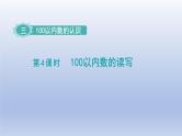 2024一年级数学下册第3单元100以内数的认识4100以内数的读写课件（冀教版）