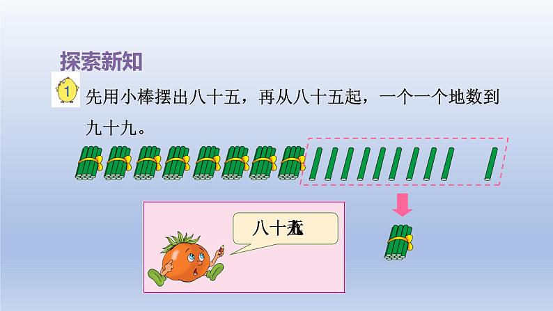 2024一年级数学下册第3单元认识100以内的数1数数课件（苏教版）第7页