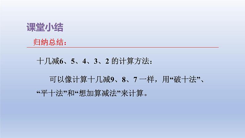 2024一年级数学下册第1单元20以内的退位减法3十几减65432课件（苏教版）第7页