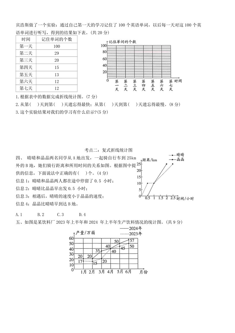 [数学]人教版五年级下册第七单元考点必刷试卷(有答案)第2页