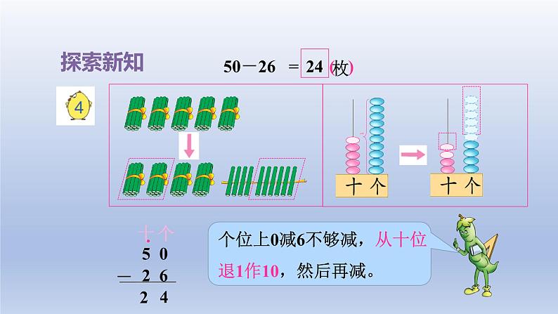 2024一年级数学下册第6单元100以内的加法和减法二4两位数减两位数退位课件（苏教版）第6页