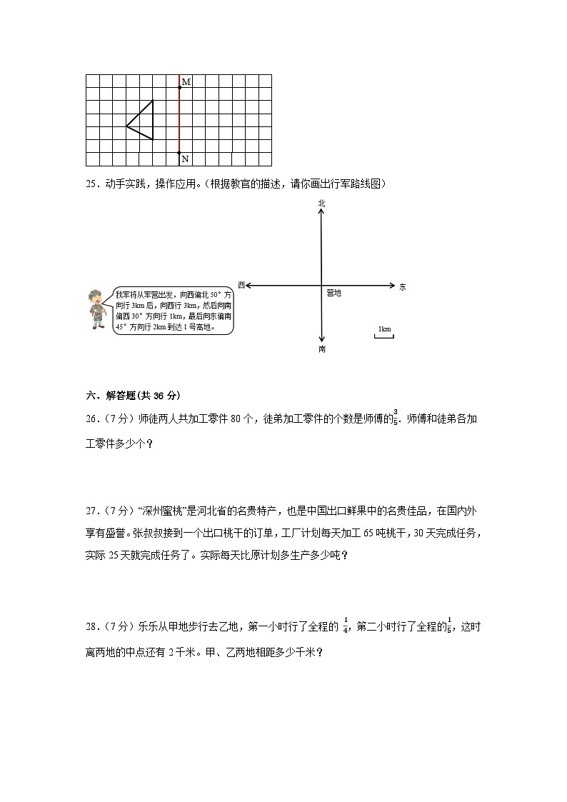 小升初押题卷（试题）+2023-2024学年六年级下册数学人教版第3页