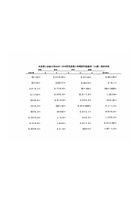 [数学]2024北京第二实验小学四年级下学期期末试卷及答案