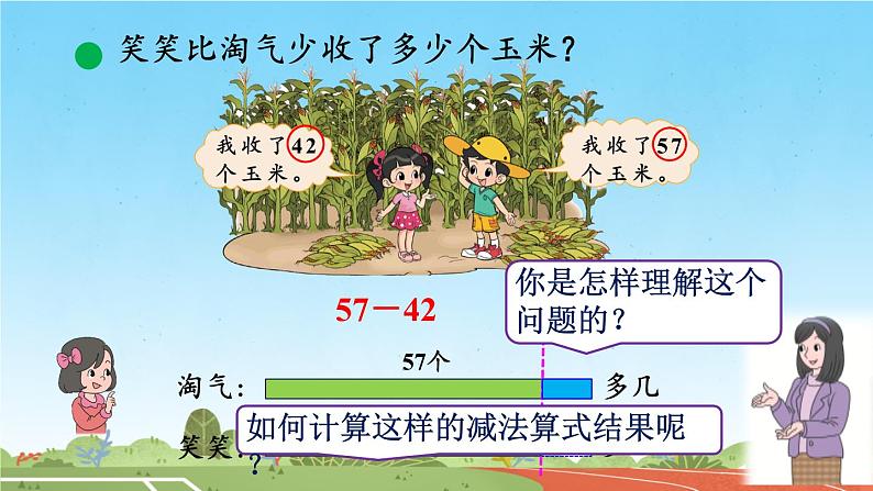 收玉米 课件 小学数学北师大版一年级下册05