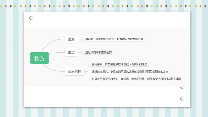 【核心素养】北师大版小学数学四年级上册6《秋游》课件+教案02