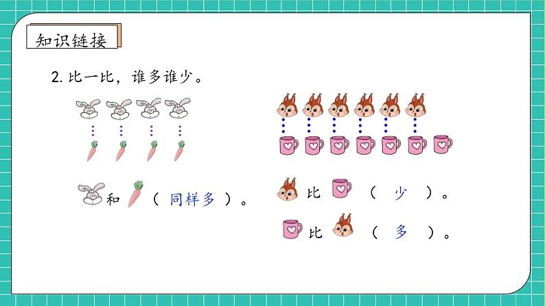 （新教材备课）人教版数学一年级上册-1.2 比大小（课件+教案+学案+作业）08