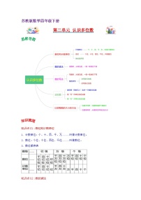 数学四年级下册二 认识多位数优秀课时练习