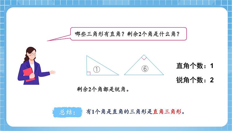 苏教版数学四年级下册7.4《 三角形的分类》课件+教案+分层作业+学习任务单07