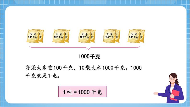 苏教版数学三年级下册2.2《认识吨》课件+教案+分层练习+任务清单07