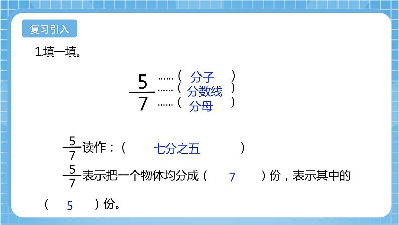 苏教版数学五年级下册4.1《分数的意义》课件+教案+分层作业+学习任务单04