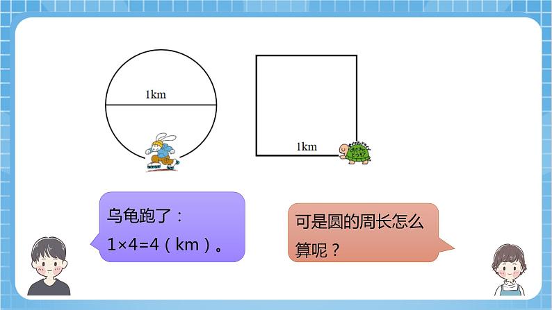 苏教版数学五年级下册6.3《圆的周长（一）》课件+教案+分层作业+学习任务单07