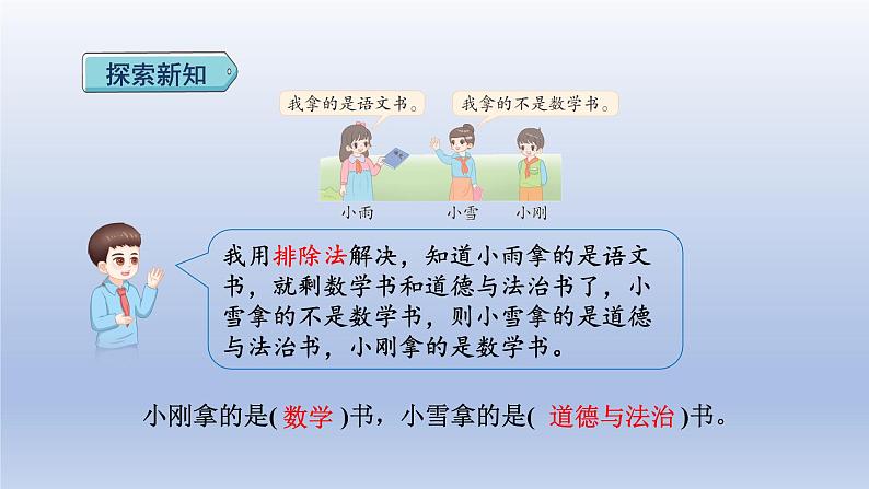 2024二年级数学下册9数学广角__推理1简单的推理课件（人教版）第5页