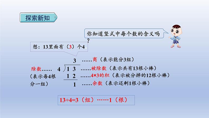 2024二年级数学下册6有余数的除法3认识除法竖式课件（人教版）第5页