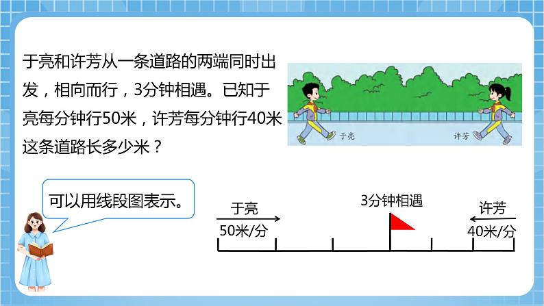 【核心素养】北京版数学四下5.1《相遇问题（一）》课件+教案+分层作业08