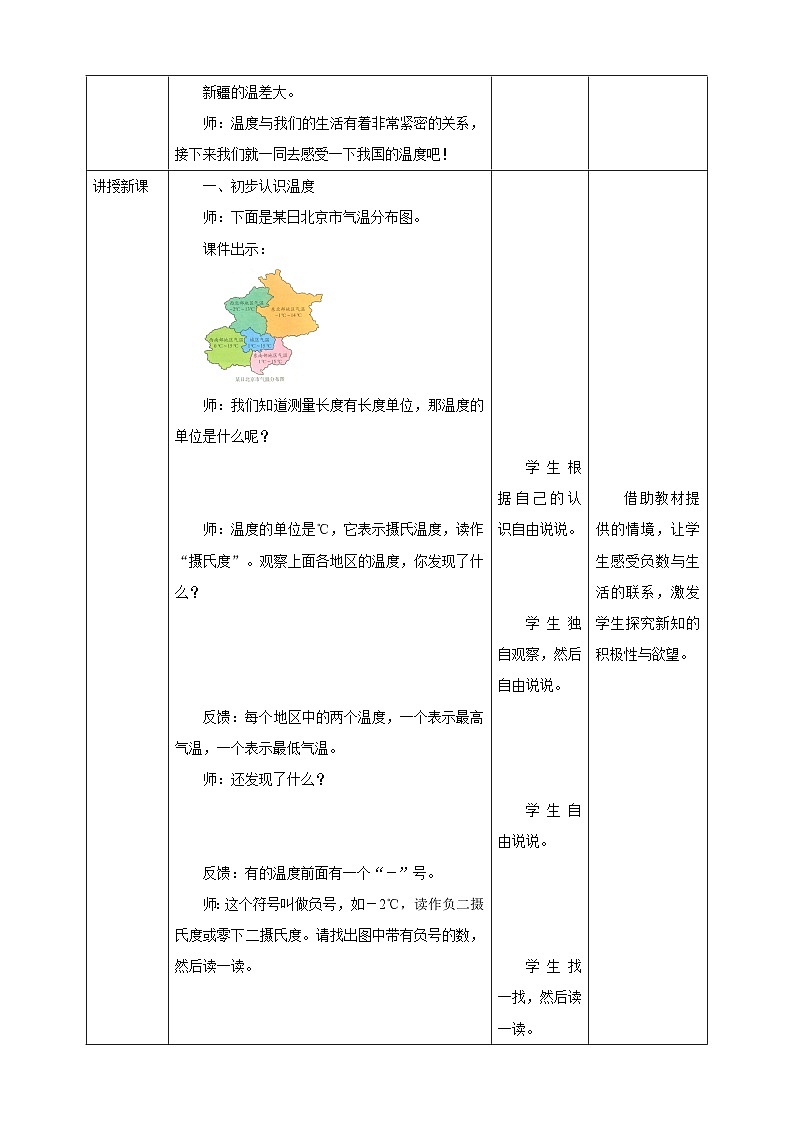 【核心素养】北京版数学四下6.1《负数的认识》课件+教案+分层作业02