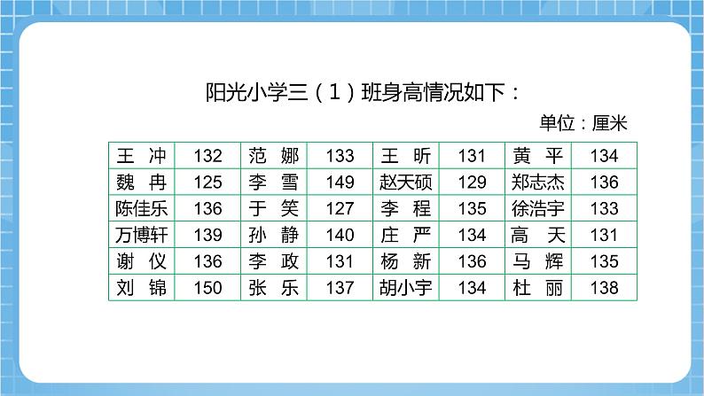 【核心素养】北京版数学三下9.1《整理数据》 课件+教案+分层练习+素材08