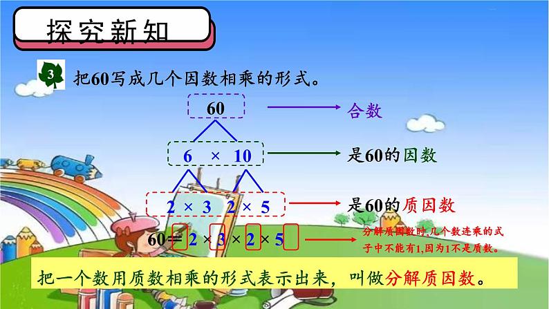 冀教版数学四年级上册 五 倍数和因数-4.因数课件03