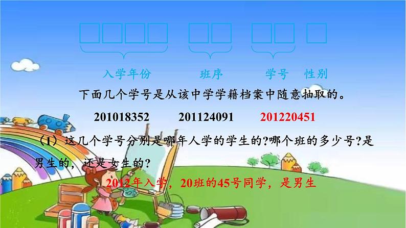 冀教版数学四年级上册 六 认识更大的数-综合与实践 编学籍号课件第6页