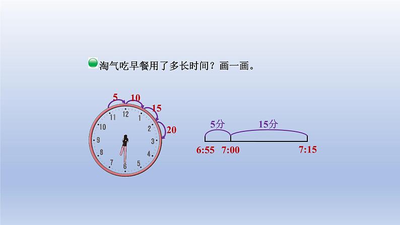 2024二年级数学下册七时分秒3淘气的作息时间课件（北师大版）第6页