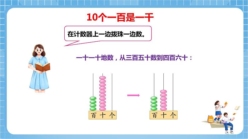 苏教版数学二年级下册4.1《认识千以内的数》课件+教案+分层作业+学习任务单08