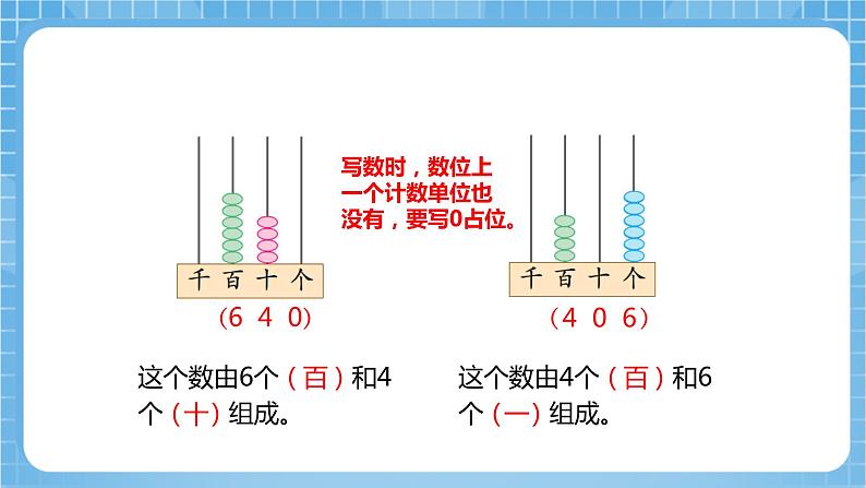 苏教版数学二年级下册4.2《千以内数的组成及读写》课件+教案+分层作业+学习任务单08