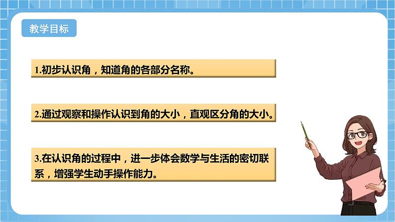 苏教版数学二年级下册7.1《 认识角》课件+教案+分层作业+学习任务单02