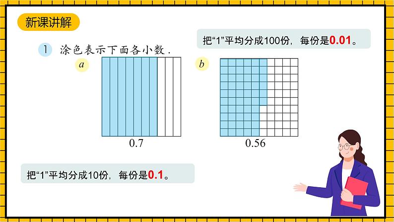 沪教版四年级数学下册2.2.6《小数的意义练习课》（教学课件）05