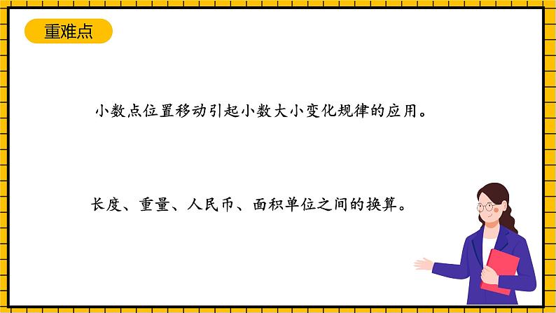 沪教版四年级数学下册2.6.4《小数点的移动-单位换算》（教学课件）03