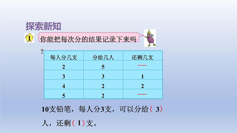 2024二年级数学下册一有余数的除法第1课时有余数除法的认识课件（苏教版）04