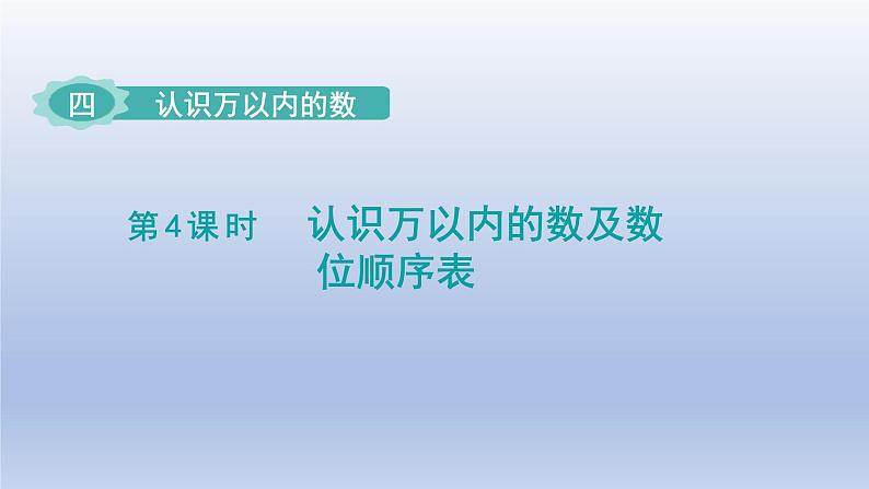 2024二年级数学下册四认识万以内的数第4课时认识万以内的数及数位顺序表课件（苏教版）01