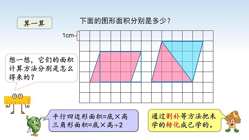 江苏名校暑期衔接四升五第5课《梯形的面积》课件第3页