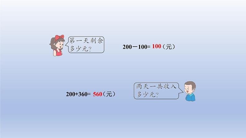 2024二年级数学下册六三位数加减三位数第2课时整百数加几百几十数和相应的减法课件（冀教版）第5页