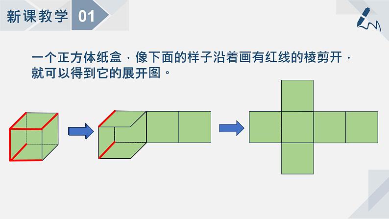 1.2长方体和正方体的展开图课件PPT第4页